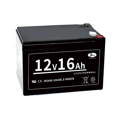 باتری لیتیومی قابل شارژ 12 ولتی Lifepo4 204.8Wh 12v16ah برای سیستم Ups