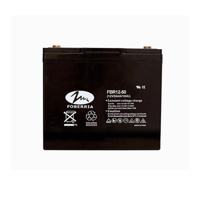 UPS 12v 50ah 15.5kg باتری سرب اسید قابل شارژ 380A برای لوازم خانگی