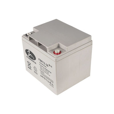 باتری سرب اسیدی مهر و موم شده بدون نیاز به تعمیر و نگهداری ISO9001 باتری 12 کیلوگرمی 12 ولت 38 ساعتی سرب اسید باتری 175 میلی متری منبع تغذیه اضطراری