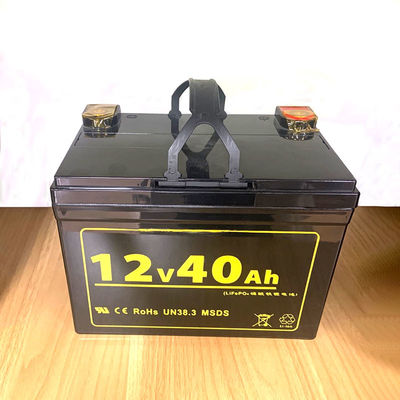 باتری لیتیومی 181*77*168 میلی متری 12v40 ساعتی 12.8V Lifepo4 برای روشنایی اضطراری