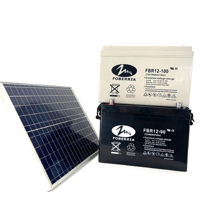 چرخه عمیق 12 ولت باتری سرب اسید ولتاژ 200 ساعت باتری خورشیدی F14 ترمینال برای سیستم UPS خورشیدی